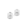 Xray Front Coil Spring For 4mm Pin C=0.9 - Silver (2) - 372191