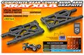 Xray Composite Rear Lower Suspension Arm - Graphite, #x353116-g - 353116-G