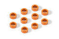 XRAY ALU SHIM 3x5x2.0MM - ORANGE (10) - 303140-O