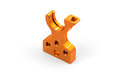 XRAY T4'19 ALU LAYSHAFT BULKHEAD RIGHT - ORANGE - 303005-O